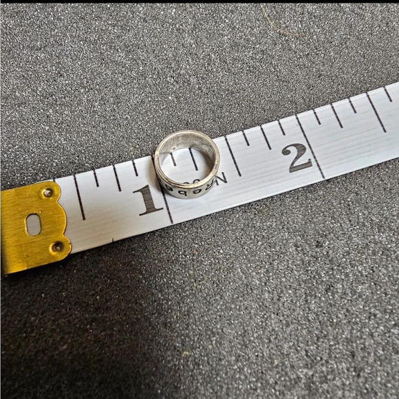 Sterling silver 925 half inch round barrel bead charm pendant engraved Rebecca - Picture 8 of 8